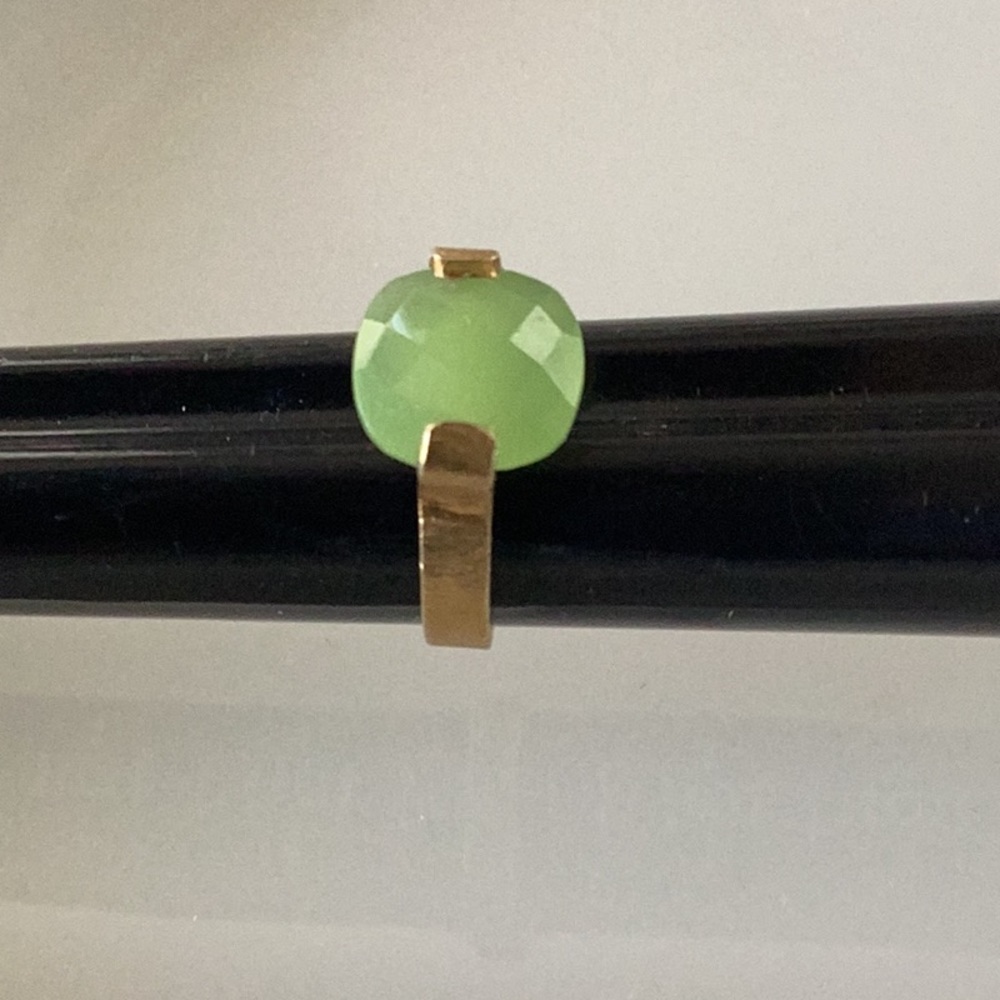 Green Chalcedony Ring - image 3